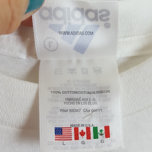 Adidas Basketball White Graphic Tee Shirt Large - Picture 3 of 8